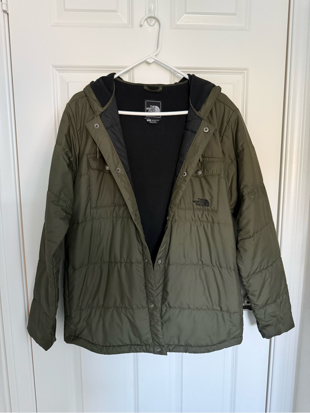 Men’s - The North Face Olive Green Hooded Jacket